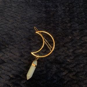 moon hair clip